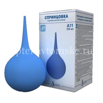 Спринцовка ПВХ А №11 (м/нак.) (инд. уп.) (Альпина Пласт/Россия)