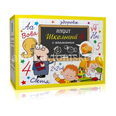 Алфит Школьный №4 чай противопаразитарный пак.-фильтр 2,5г №25 (Гален/Россия)