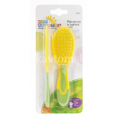 Набор МИР ДЕТСТВА 19522 расческа и щетка (Sun Bond International/Китай)
