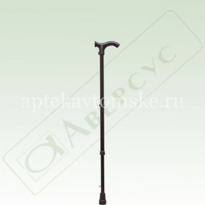 Трость опорная металл. алюмин. регулир. по высоте 75-95см с УПС (арт. 22У) (Аверсус/Россия)