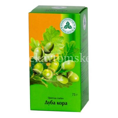 Дуба кора пак. 75г (Красногорсклексредства/Россия)