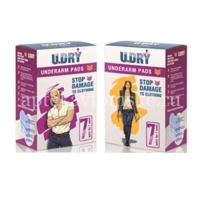 Прокладки гигиенические U DRY от пота разм. M №7 (Grinstead Limited/Великобритания)