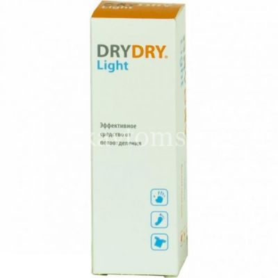 Средство ДРАЙ ДРАЙ "Light" от обильного и нормального потовыделения длительного действия 50мл (Lexima AB SE/Швеция)