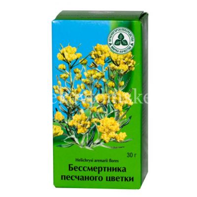 Бессмертника песчаного цветки пак. 30г (Красногорсклексредства/Россия)