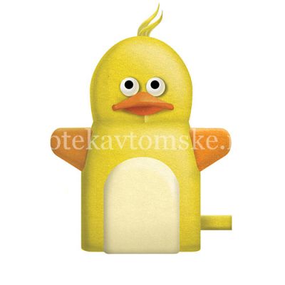 Мочалка LUBBY "Рукавичка-Утенок" (арт. 14080) (Yellowcare/Таиланд)