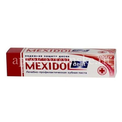 Зубная паста MEXIDOL DENT Activ 65г (КОНТРАКТ LTD RU/Россия)
