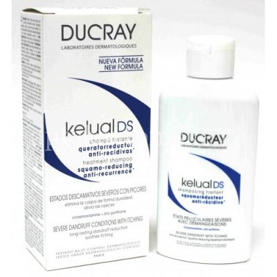 Дюкрэй (DUCRAY) KELUAL DS шампунь д/лечения тяжелых форм перхоти 100мл (Pierre Fabre/Франция)