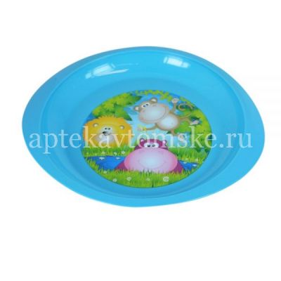 Тарелка КУРНОСИКИ д/вторых блюд (арт. 17365) (Regal Babycare Producrs Manufacturing/Таиланд)