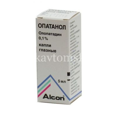Опатанол фл.-кап.(капли глазн.) 0,1% 5мл (Alcon-Couvreur/Бельгия)