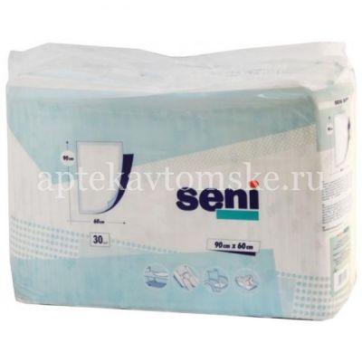 Пеленка Сени (SENI) SOFT 60х90см №30 (TZMO S.A./Польша)