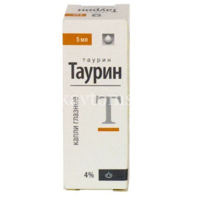 Таурин фл.-кап.(капли глазн.) 4% 5мл (Лекко/Россия)