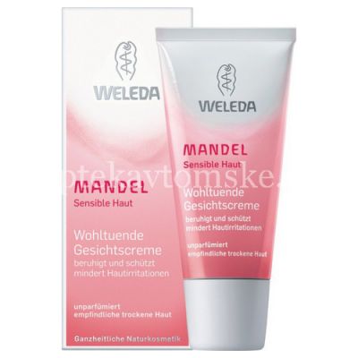 Крем WELEDA Миндальный крем-уход деликатный увлажняющий д/лица 30мл (Weleda/Германия)